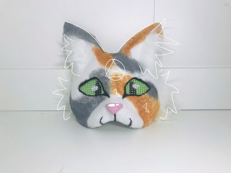Calico Cat mask