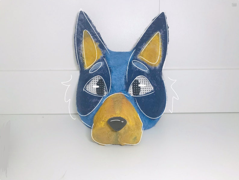 Bluey mask