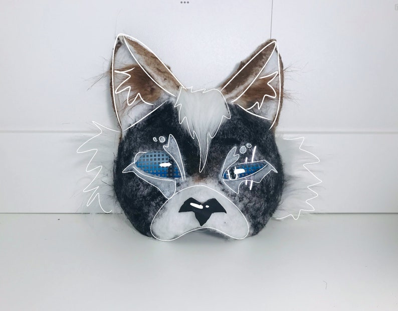 Multi Color Cat mask