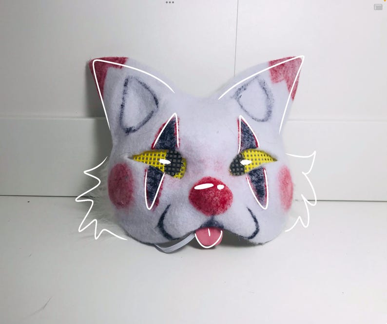 Kitty Clown mask