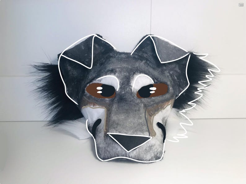 Gray Wolf mask