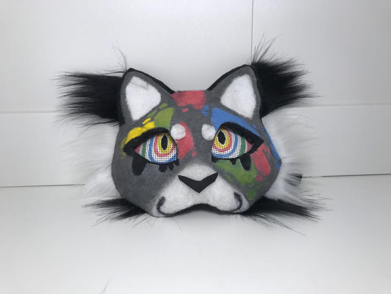 Painted Kitty mask