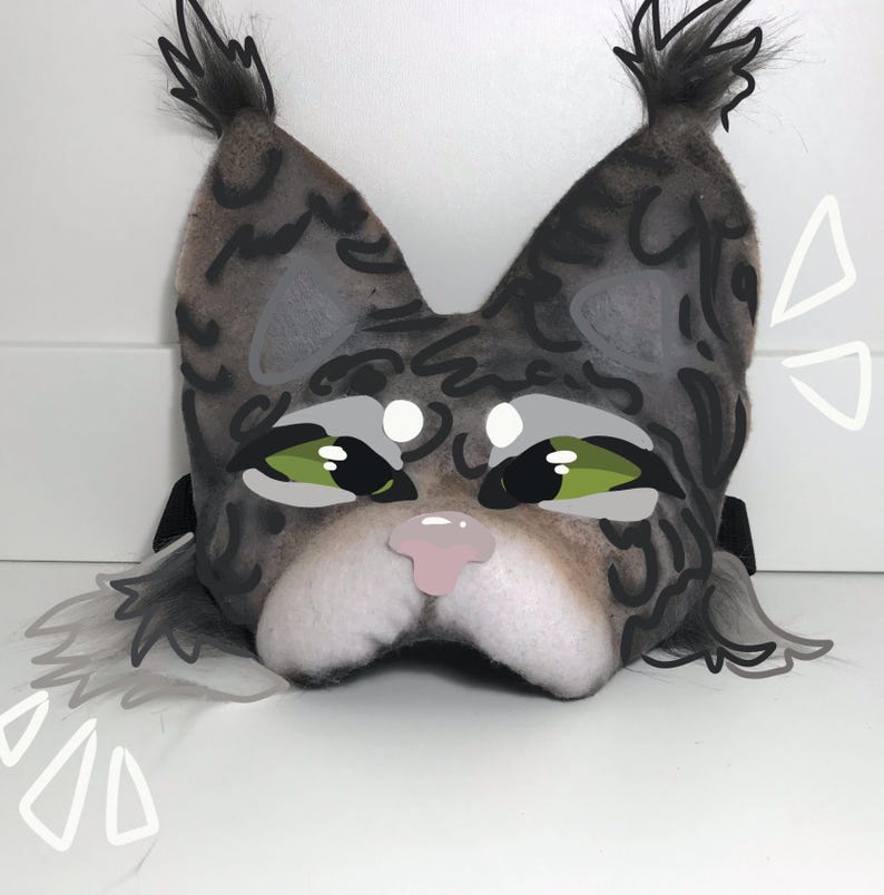 Gray Lynx / Bobcat mask