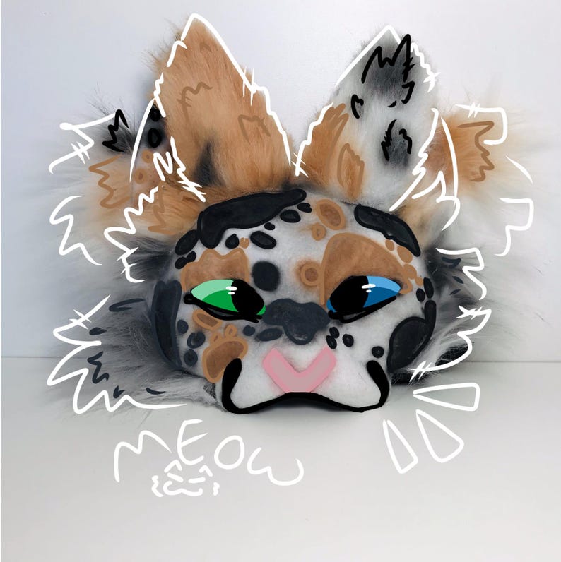 Spotted Calico mask