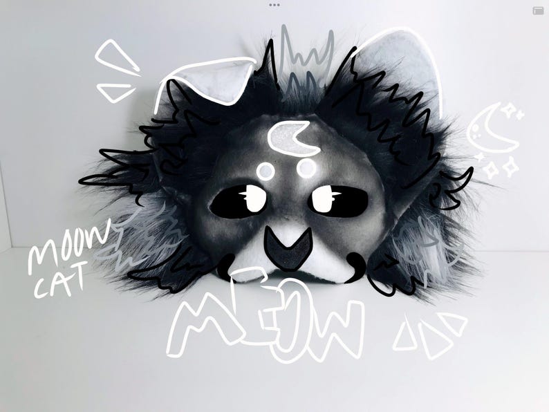 Moon Themed Kitty mask