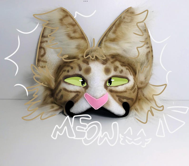Creamsicle Orange Tabby mask