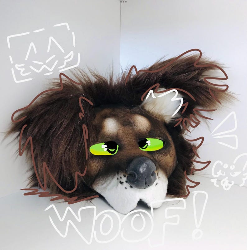 Brown Dog mask