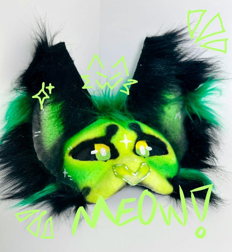 Alien Kitty mask